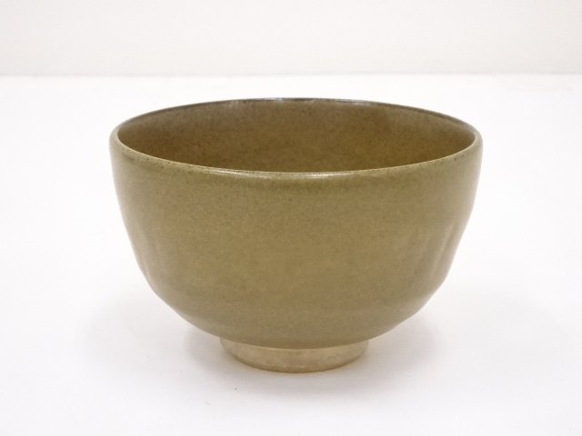 京焼　春景造　蕎麦釉茶碗